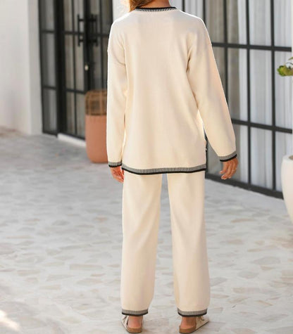 Vaultti Contrast Knit Lounge Set