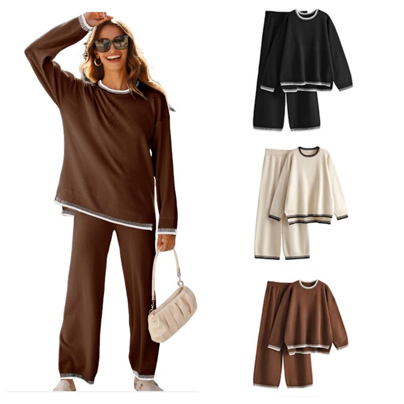 Vaultti Contrast Knit Lounge Set