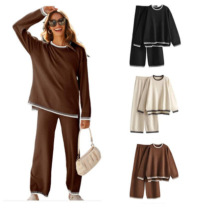 Vaultti Contrast Knit Lounge Set